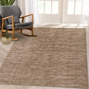 Solid Runner Rug Machine Washable Ktichen Runner Rug 2x6 Long Hallway Runner Rug Modern Indoor Runner Rug for Living Room Bedroom Laundry - Taupe / 8' x 10'