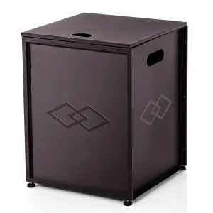 20 lbs Propane Tank Cover Table - Outdoor Gas Tank Storage Side Table with Dual Storage Sides, Fits Fire Pits, Grills & Propane Stoves