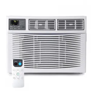 10000 BTU Window Air Conditione , Window ac Air Units U Shaped Cools Up to 450 sq. ft., Open Window Flexibility, 6 Modes, Sleep Mode, Ultra Quiet, Energy Efficient, Window AC for Home