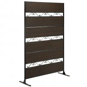 Outdoor Privacy Panels - 3 Panel Free Standing Outdoor Fence, Durable for Patio, Garden, Balcony, 76.5" H×45.9" W, Versatile Use Indoor & Outdoor, Elegant Design