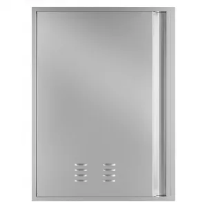 Outdoor Kitchen Doors 20" H x 14" W, Stainless Steel BBQ Single Access Door,Recessed Handle for Outdoor Kitchen Cabinet Grilling Station and BBQ Island