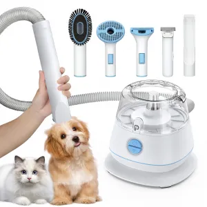 Dog Grooming Kit with 5 Professional Grooming Tools Pet Grooming Vacuum Kit