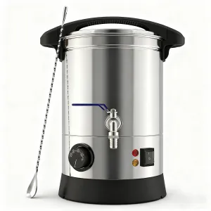 5.3 Qts Electric Wax Melter with Temperature Control, Pour Spout, and Easy-Clean Feature for Candle Making, Ideal for Small-Scale Commercial or Home Use