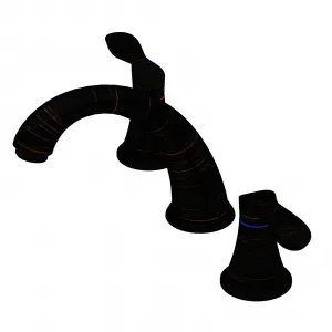 Bathroom Faucet, 8 Inch Bathroom Faucets for Sink 3 Hole, Widespread Oil Rubbed Bronze Bathroom Faucet with Pop up Drain and cUPC Lead-Free Hose