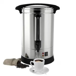 10L(65Cup)Coffee Pot, Stainless Steel Coffee Urn with Silicone Faucet for Parties, Office, Catering Events, Meeting Rooms