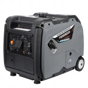 Portable Power Station - 4000W Inverter Generator, 120V AC Outlet, Silent Operation, CO Safety Alert, Ideal for Camping & Home Use