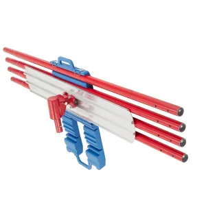 48"x8" Round Magnesium Bull Float, Concrete Finishing Tool Kit with Handles, Lightweight Aluminum Alloy, Thickened Trowel Plate, for Contractors, Masons, DIY Cement Leveling