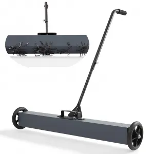 24 Inch Rolling Magnetic Sweeper, 33Lbs Capacity, with Wheels