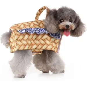Dog Costumes Pet Dog Basket Costumes Funny Dress Up Clothes Pet Supplies for Halloween Christmas Birthday Party S