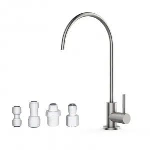 Stainless Steel Kitchen Faucet with Water Filtration Systems, Lead Free, Brushed Nickel