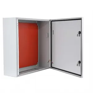 Steel Electrical Box, IP66, Lockable, for Outdoor/Indoor Safety - 6.1 x 11.8 x 15.7 inches