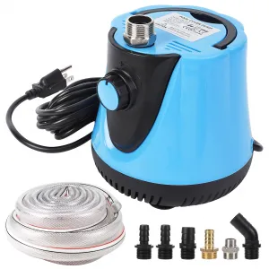 Submersible Water Pump 1250 GPH 120W Pool Cover Pump