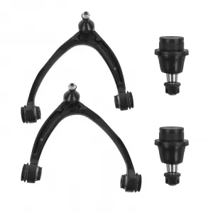 4pc Front Upper Control Arm Kit K80669 K80670 K65411 Compatible with 2007-2013 Avalanche, 2007-2015 Tahoe, 2007-2016 Sierra 1500