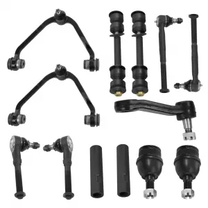 Silverado 1500 Steering Kit: 10pc Front Control Arms, Ball Joint, Tie Rod