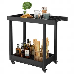 Heavy Duty All-Weather Service Cart, HDPE, Corrosion-Resistant