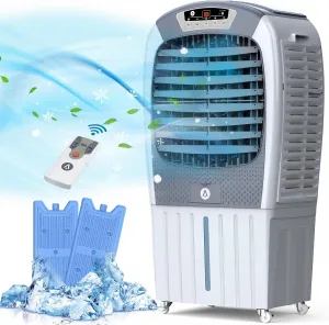 3500CFM Portable Air Cooler, Swamp Cooling Fan Conditioner
