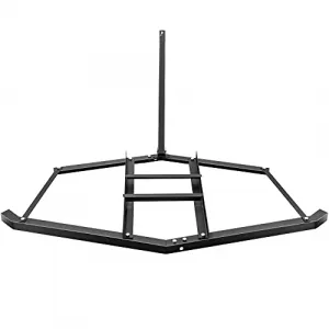 74 Inch ATV Drag Harrow with 2 Adjustable Bars, Driveway Drag Grader for Farm Garden Field Landscape Leveling or Sod Prepping