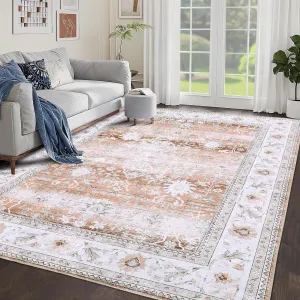 8x10 Area Rugs Large Rug Washable Rug for Bedroom Non Slip Carpet for Living Room Bedroom Rug Boho Rug