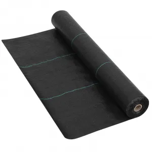 Weed Barrier Landscape Fabric, 4ftx50ft & 5oz Geotextile Fabric, Weed Control Garden Cloth, Weed Block Gardening Ground Cover Mat, Eco-Friendly Design for Soil Stabilization