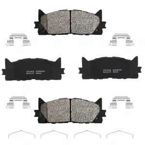 4Pcs Premium Ceramic Front Brake Pads for 2007-2018 Avalon,2007-2018 ES350,2007-2017 Camry,2013-2018 ES300h