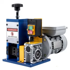 Electric Wire Stripping Machine for Scrap Cable Copper Recycling, 0.06-0.98 Inch High Precision Wire Stripper Tool, Automatic Wire Stripper for 7/0-15 AWG