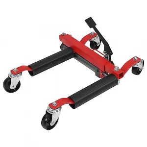 1500lbs Car Wheel Dolly Car Skates Mechanic Vehicle Positioning Tire Jack Ratcheting Foot Pedal Lift Car Wheel Dolly Heavy Duty