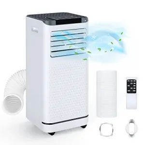 10000 BTU AC Unit: Portable, Remote, Timer, & Kit Included