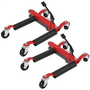 1500lbs Car Wheel Dolly, Ratcheting Pedal Lift,2 Pack