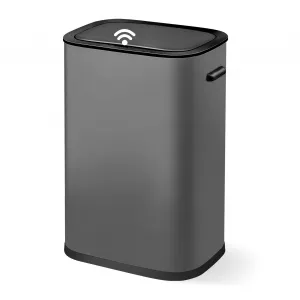 55L/14.5 Gal Kitchen Trash Can, Automatic Trash Can with Touch-Free and Motion Sensor, Anti-Fingerprint, for Bedroom Bathroom Kitchen Office