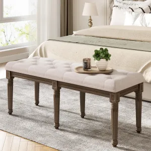 Storage Benches for Bedroom Entryway Hallway Dining Living Room (Furniture), 4816.9318.5IN, Beige