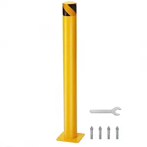 42" Safety Bollard Post 1 Pack for Driveway Barrier & Parking