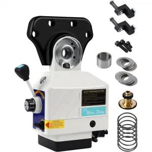 Z-Axis Power Feed for Power Milling Machines, Adjustable Speed Table Milling Machine Power Feed, Perfect for Bridgeport and Similar Knee-Type Mills, 450 LB Torque, 110V, 0-200PRM