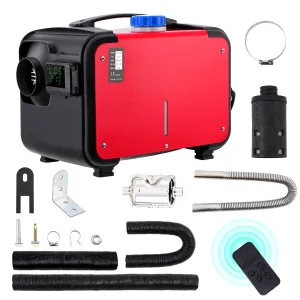 8KW Diesel Heater, Diesel Air Heater All in One 12V, Portable Diesel Heater with LCD Monitor & Remote Control, 5L, for Vehicles RV Truck Boat Bus Motorhomes Caravans