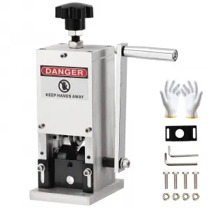 Manual Wire Stripper Machine 0.05-0.1 Inch, 50ft/min Speed