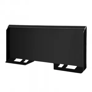 1/4 Inch Quick Attach Plate Heavy Duty Steel Skid Steer Mount Plate Universal Attachment Mount Plate for Tractors, Black