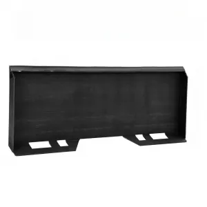 5/16 Inch Quick Attach Plate Heavy Duty Steel Skid Steer Mount Plate Universal Attachment Mount Plate for Tractors, Black