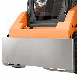 1/4" Skid Steer Attachment Plate, Steel Quick Tach Attachment Loader Plate, [4500 LBS Max] Thick Skid Steer Mount Plate Fits Kubota, Bobcat, Tractors