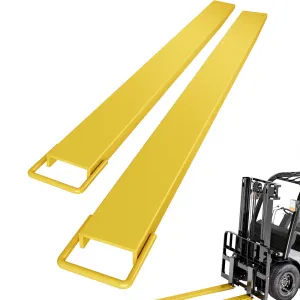 Pallet Forklift Extensions, 82" Fork Extensions 5" Width, Heavy Duty Fork Extensions for Forklifts, 1 Pair Forklift Extensions for Forklift Truck,Yellow