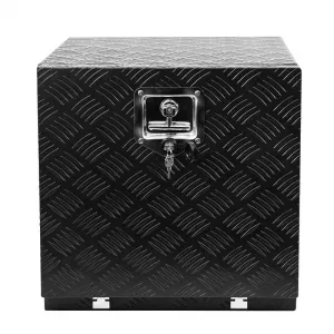 18 Inch Pickup Truck Aluminum Toolbox, Diamond Plate, Sturdy