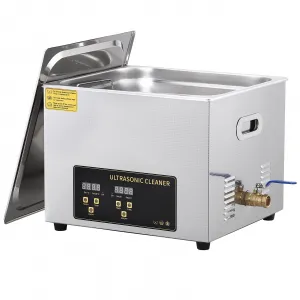 240W 10L Ultrasonic Cleaner for Jewelry with Timer, Silver