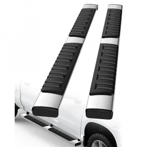 Running Boards for 19-24 Chevy Silverado/GMC Sierra 1500 Crew Cab - 6.5 Inch/Stainless Steel