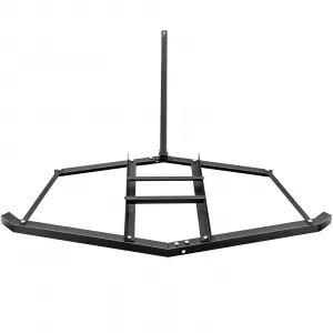 Driveway Drag Grader ATV Drag Harrow with 2 Adjustable Bars, Farm Garden Field Landscape Leveling or Sod Prepping for ATVs UTV