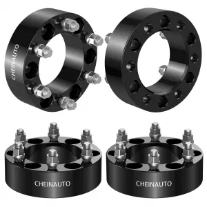 6x5.5 Wheel Spacers for Silverado 1500 1999-2021,Sierra 1500 1999-2021,2 Inch 4Pcs 6x139.7mm Wheel Spacer for Tahoe Suburban Avalanche Yukon Escalade,with 14x1.5 Studs & 78.1mm Hub Bore