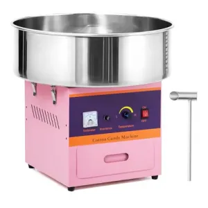 1000W Commercial Cotton Candy Machine, Cotton Candy Maker with Stainless Steel Bowl, Sugar Scoop and Drawer for Home Party Birthday Carnival