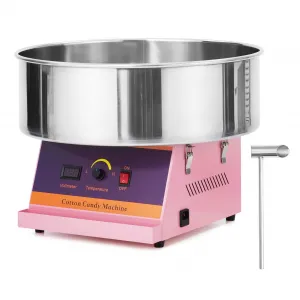 Electric Cotton Candy Machine,1030W Commercial Candy Floss Maker w/Stainless Steel Bowl, Sugar Scoop,Perfect for Home Party, Carnival, Kids Birthday Pink