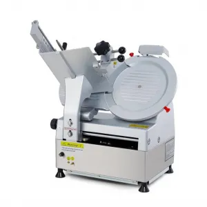 Automatic Meat Slicer, 550W Deli Slicer with 12" Carbon Steel Blade, Meat Slicer Machine with Adjustable Thickness From 0～14 mm Suitable For Shop/Commercial/Home Use