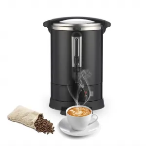 12L(80Cup) Coffee Pot, Hot Water Dispenser with Percolator, Stainless Steer Hot Beverage Thermos