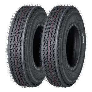 4.80-8 6PR Trailer Tires, 2-Pack Trailer Radial Tires, Load Range C, Spoke Wheel,Suitable for All Kinds of Small and Light Trailers,