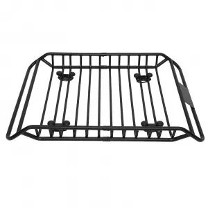 50x38 Inch Roof Rack Basket, Heavy Duty Steel Universal Rooftop Cargo Carrier Basket, 220lbs Load Capacity Car Roof Basket for SUV Truck Cars