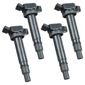4 Pack Ignition Coil Set Compatible with Toyota Tundra 4Runner FJ Cruiser Hiace Solara Scion xB 1.8L L4 2.4L 2.7L 4.0L V6 4.7L V8 Replacement for UF495 C1426 5C1419